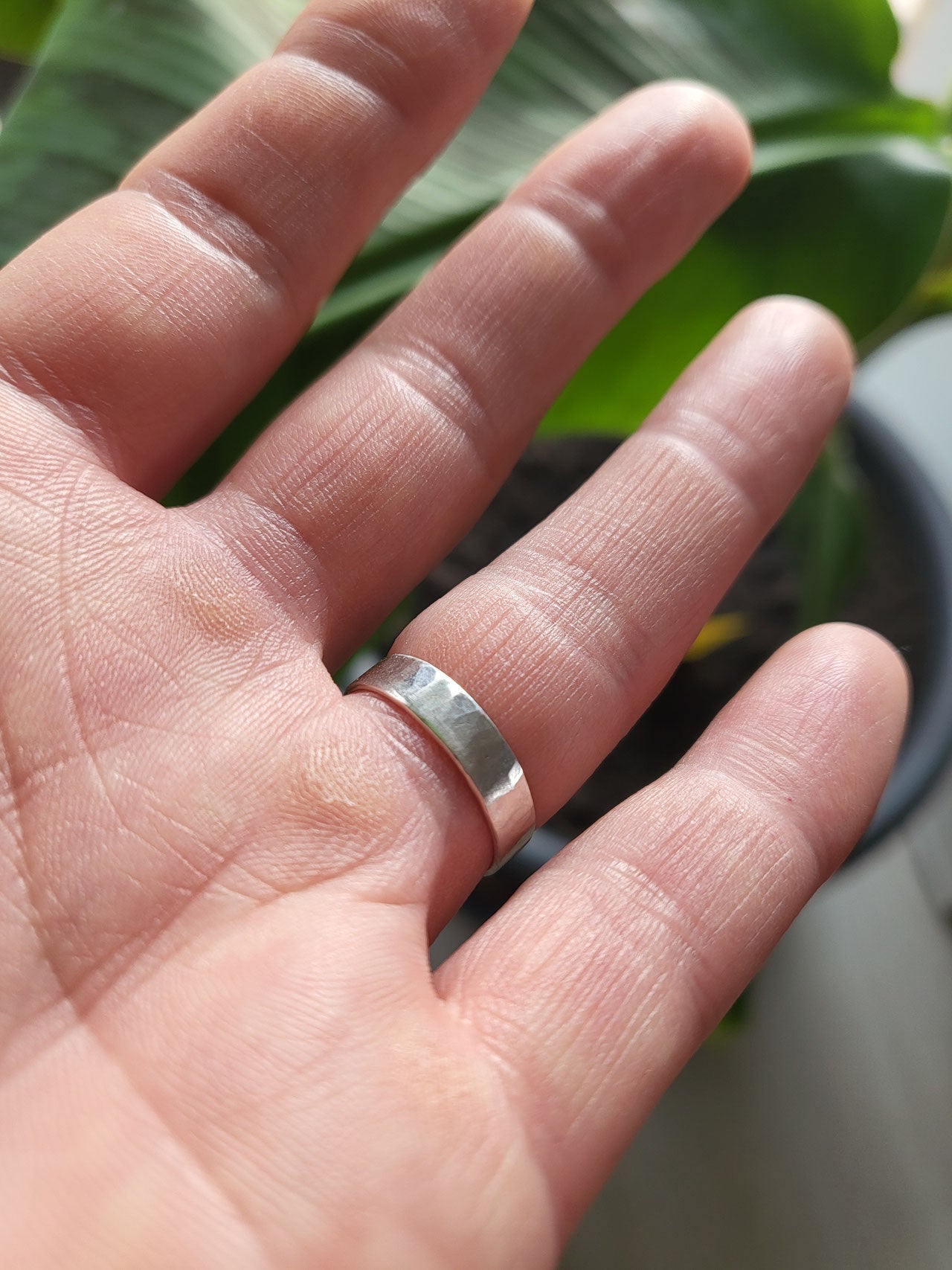 Handgefertigter Seeglasring aus 925 Sterling Silber - so einzigartig wie du!