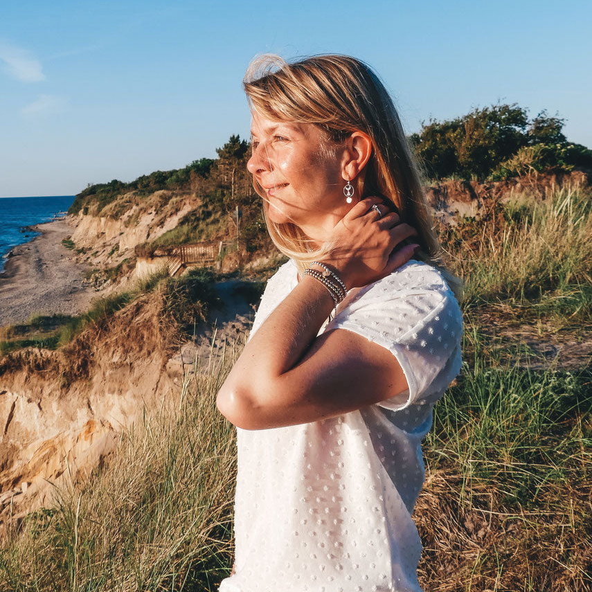 Oceanlover Bicolor-Ohrringe – Meerjungfrauenflosse