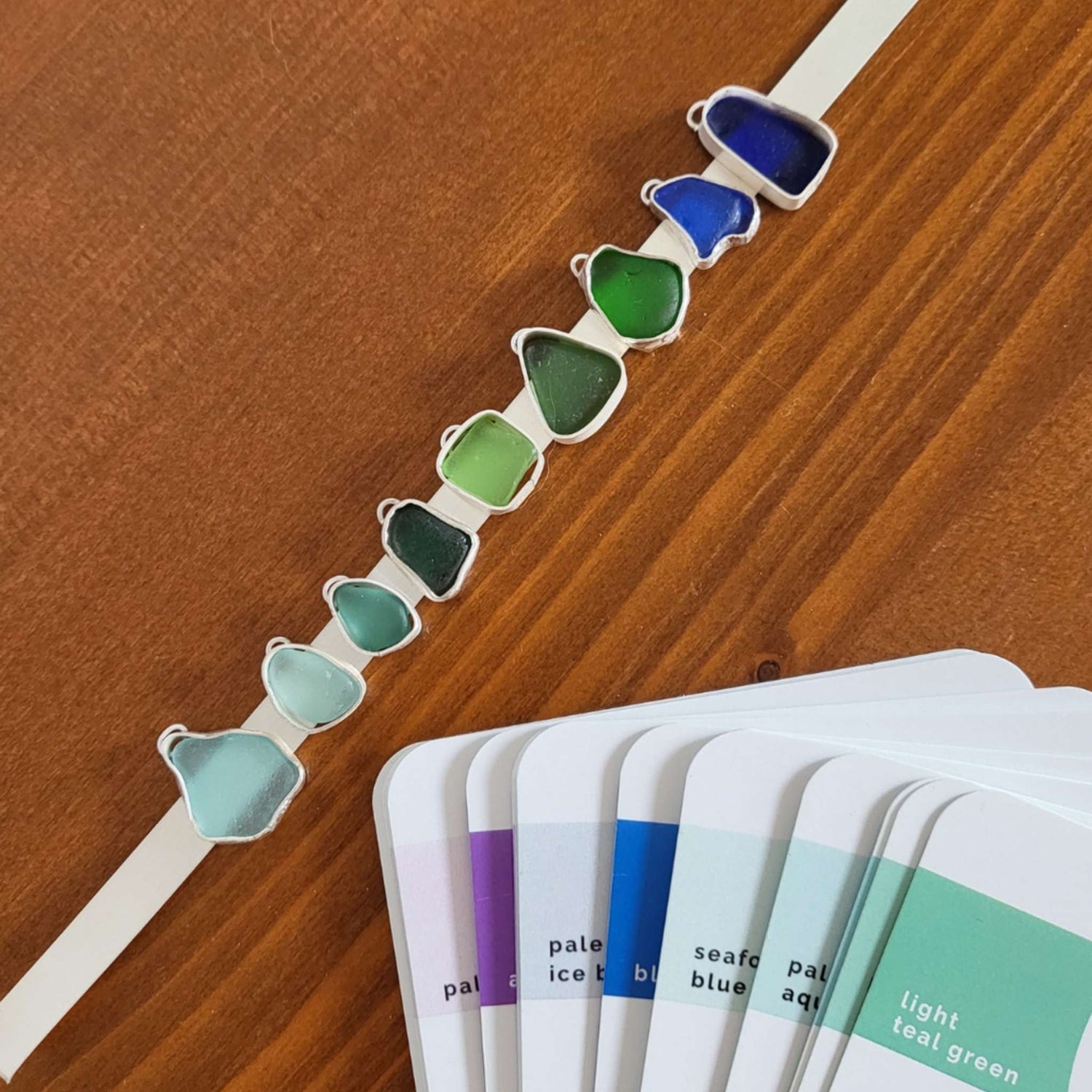 Seeglas Farben und ihre Bedeutung - Was verrät die Farbe deines Seeglases erklärt von Sandra - Andressa Schmuck von Rügen