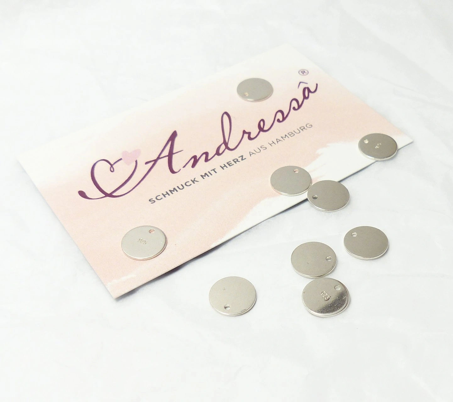 1 Extra Plättchen 925 Silber