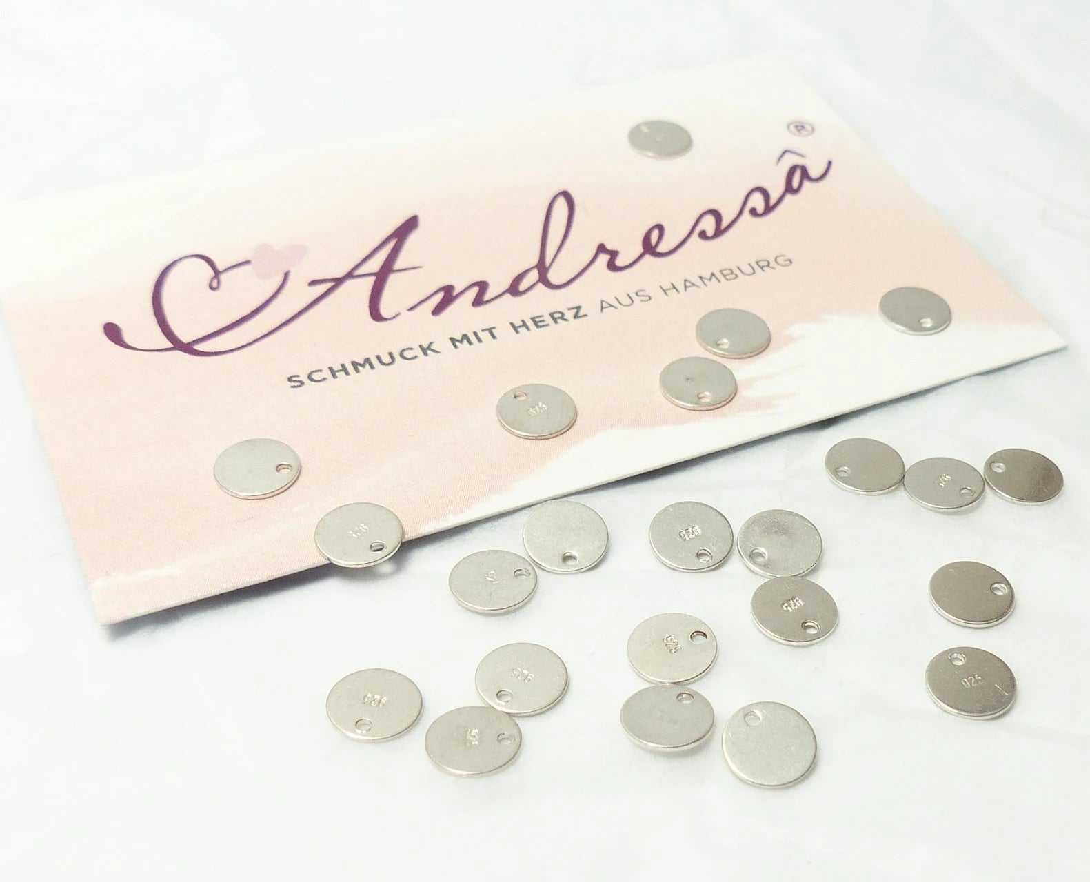 1 Extra Plättchen 925 Silber