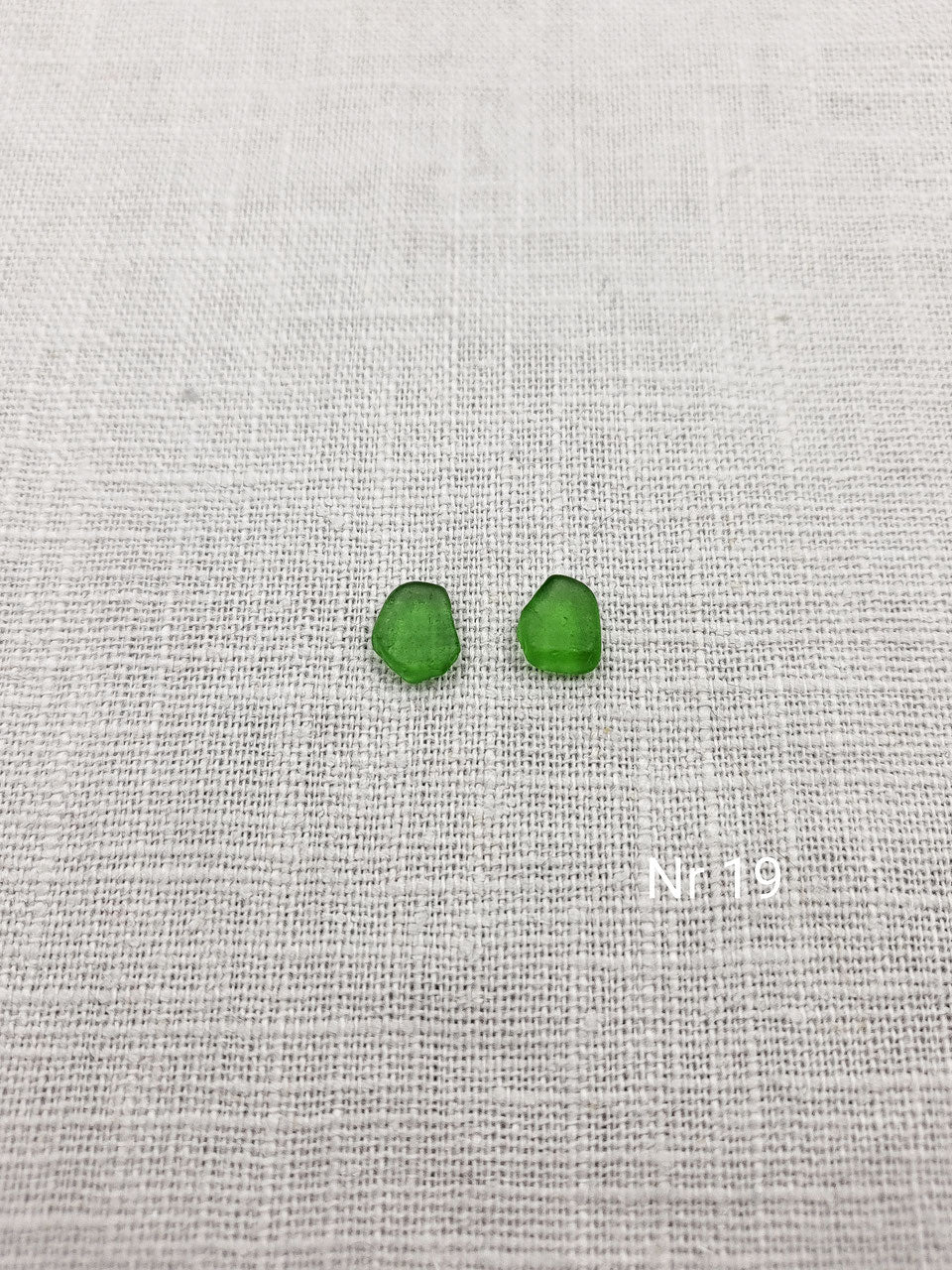 Ostseeträume - Handgefertigte Silberohrringe mit echtem Seeglas von Rügen