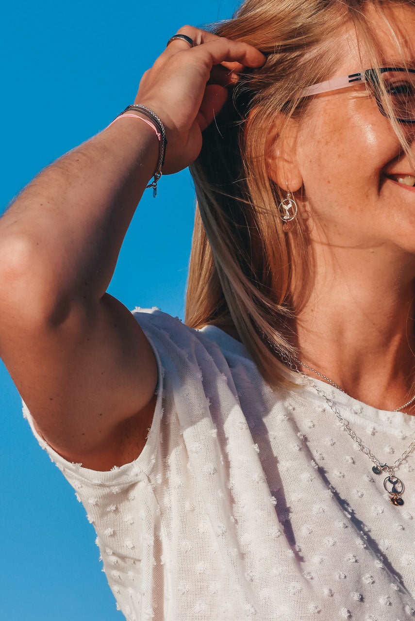 Oceanlover Bicolor-Ohrringe – Meerjungfrauenflosse