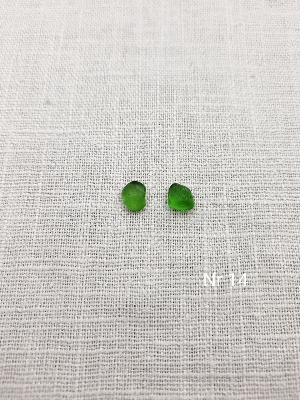 Ostseeträume - Handgefertigte Silberohrringe mit echtem Seeglas von Rügen