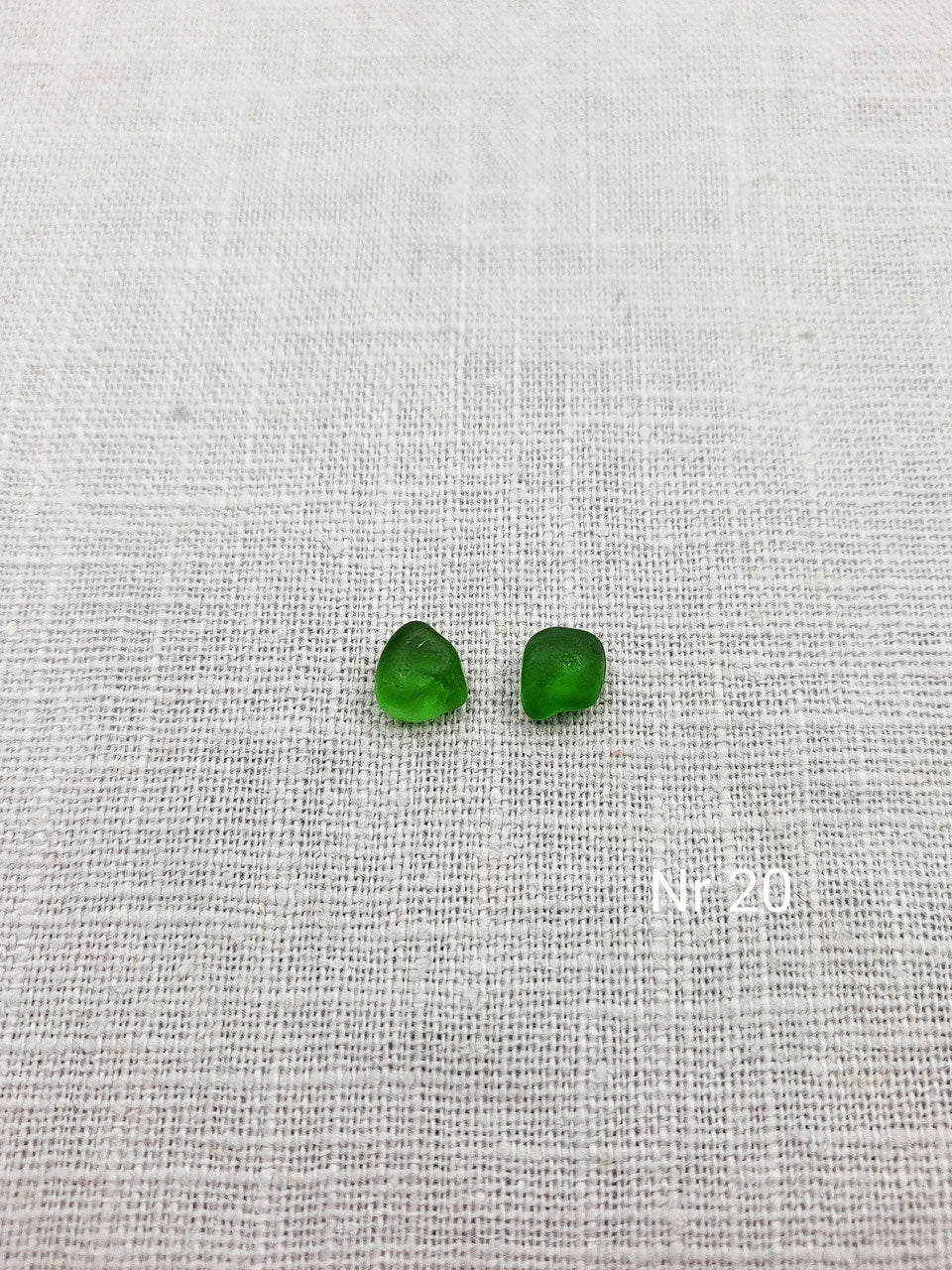 Ostseeträume - Handgefertigte Silberohrringe mit echtem Seeglas von Rügen