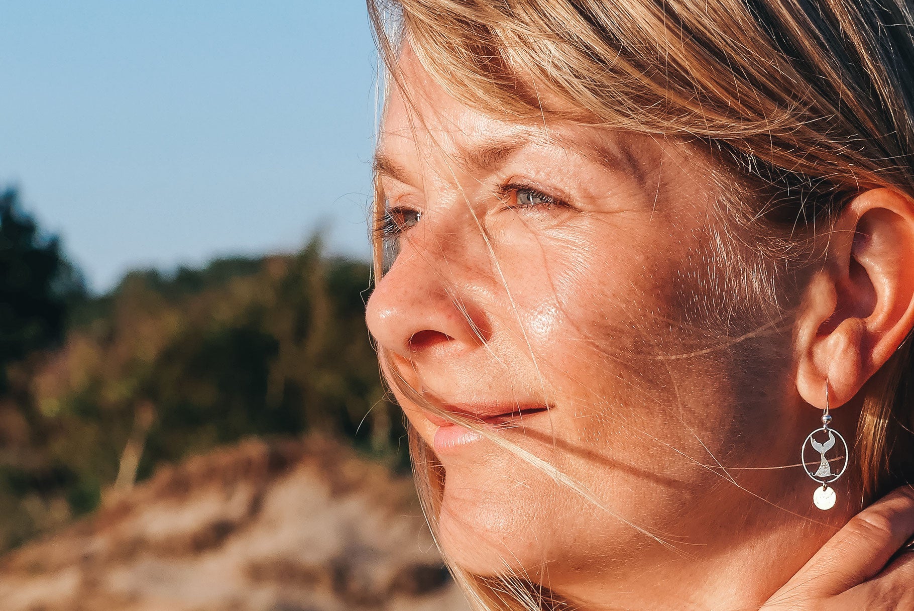 Oceanlover Bicolor-Ohrringe – Meerjungfrauenflosse