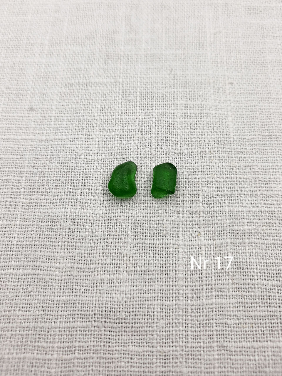 Ostseeträume - Handgefertigte Silberohrringe mit echtem Seeglas von Rügen